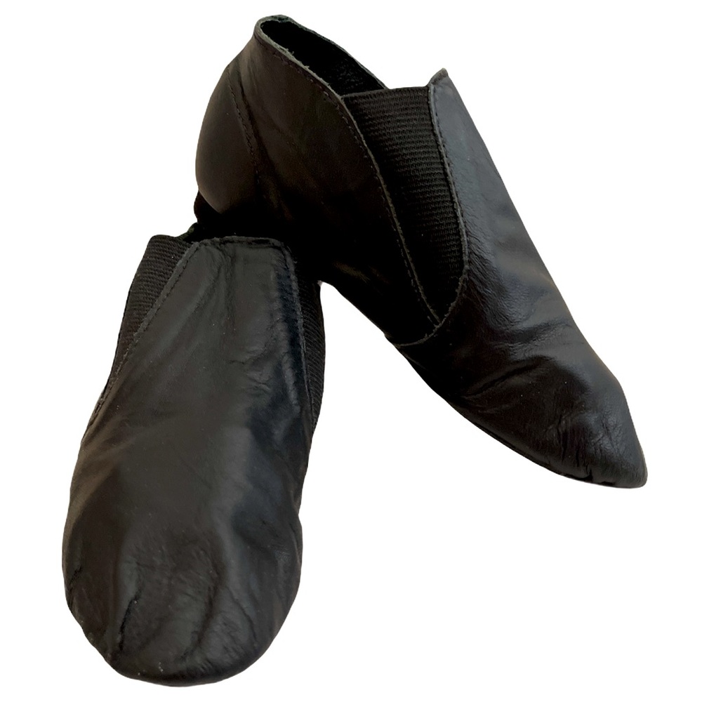Danshuz Girls Elastic Slip-on Jazz Shoes